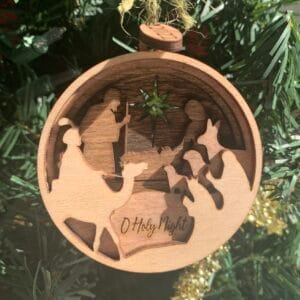 Layered Nativity Ornament